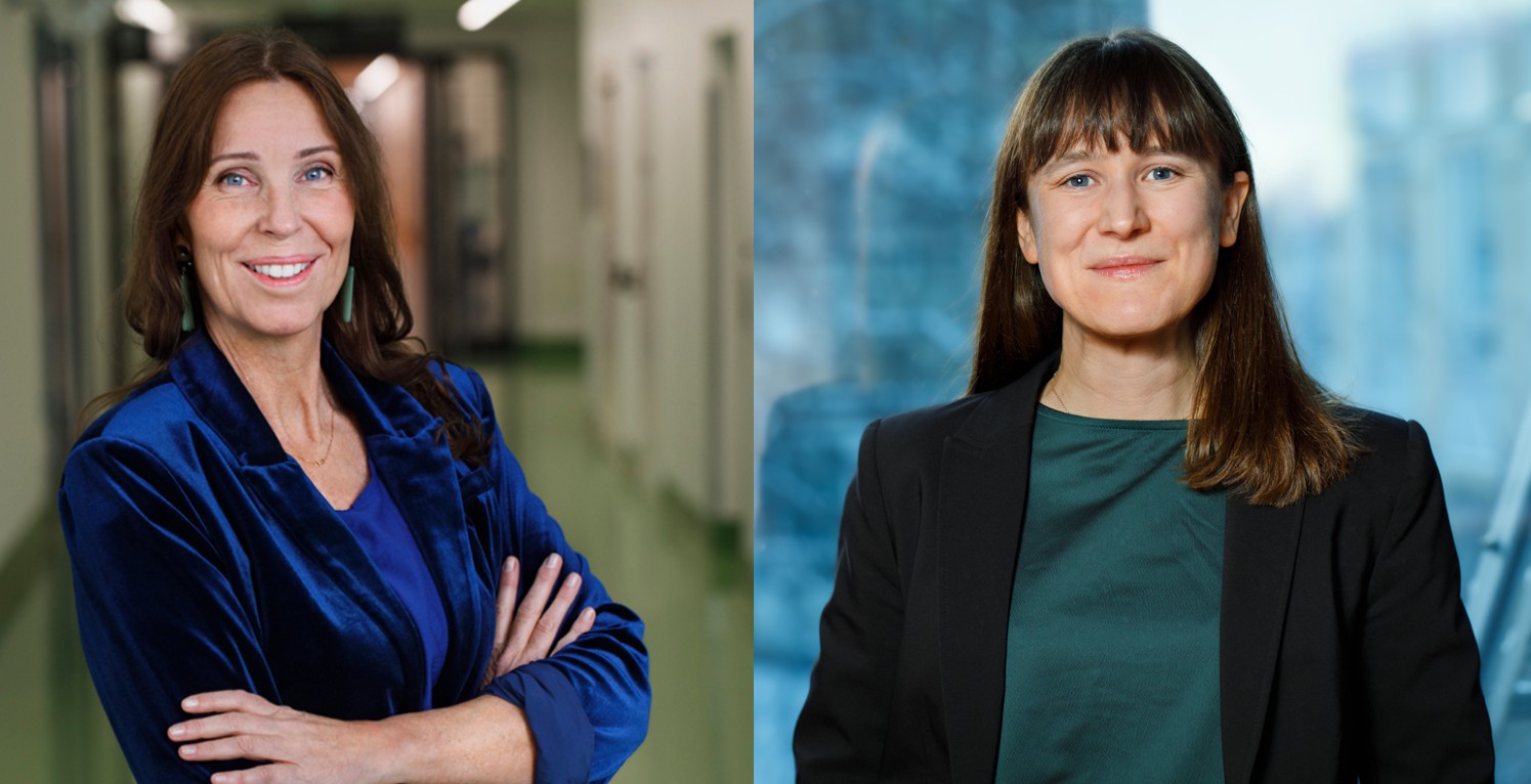 Porträtt Pauline Raaschou och Elin Dahlén